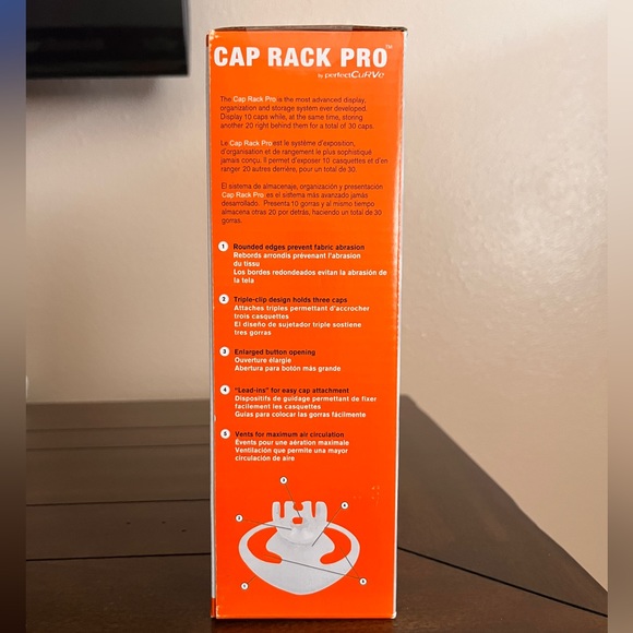 CAP RACK PRO - For 30 caps! - NEW - Picture 4 of 5